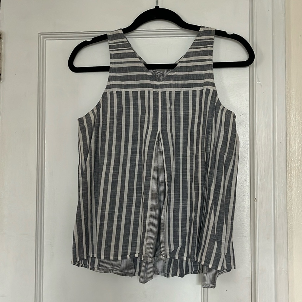 Madewell blue & white stripe tank